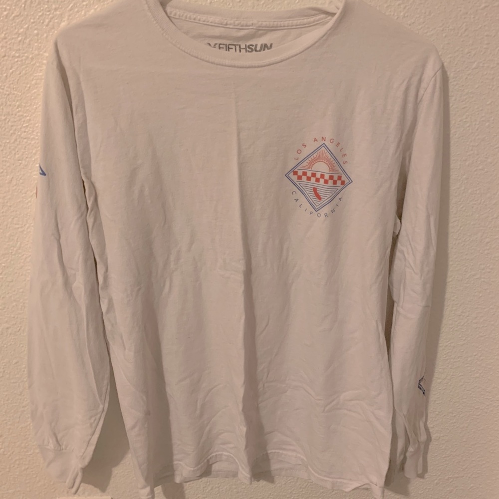 Crew neck long sleeve shirt